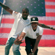 West and Jay Z in the "Otis" video